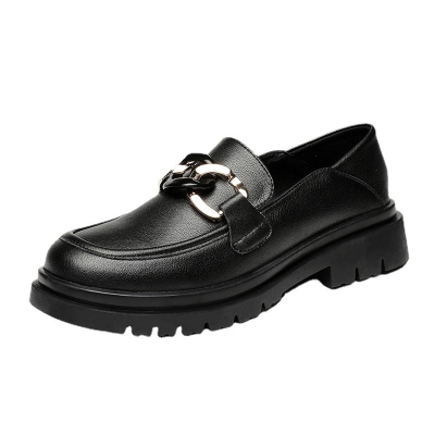 Leather Shoes College Style