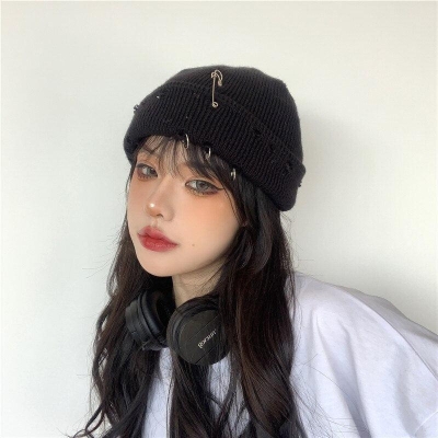 Grunge Distressed Beanie