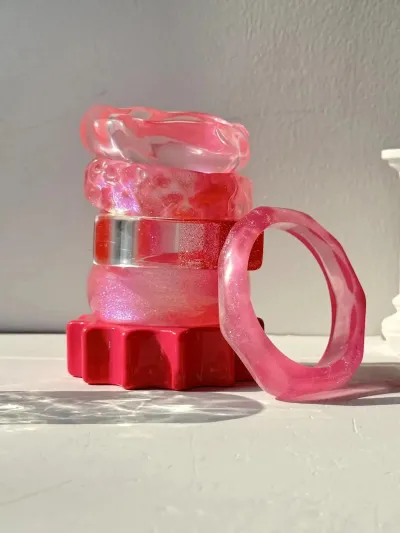 Candy Chunky Resin Bracelet