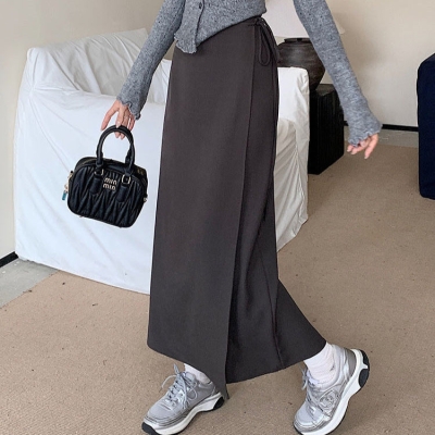OOTD: Crop Blouse + Side Tie Maxi Skirt