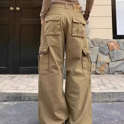 Vintage Multi-pocket Casual Cargo Pants