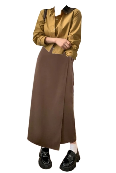 OOTD: Crop Blouse + Maxi Skirt