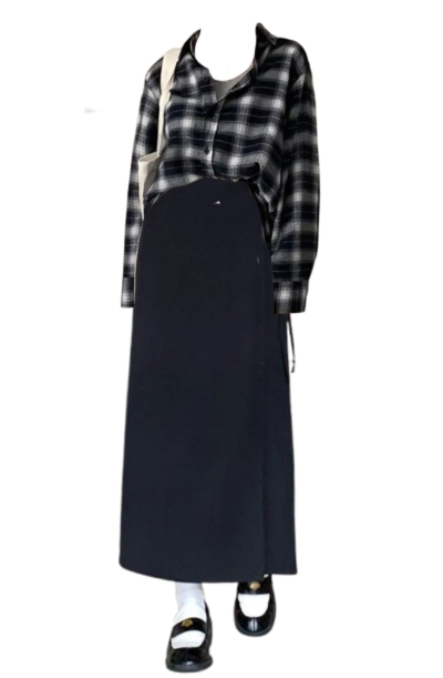 OOTD: Crop Blouse + Side Tie Maxi Skirt
