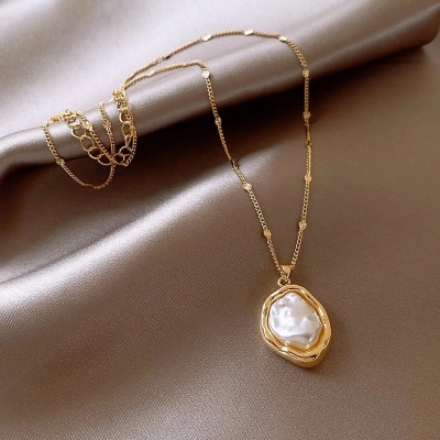 Butterfly Pearl Necklace