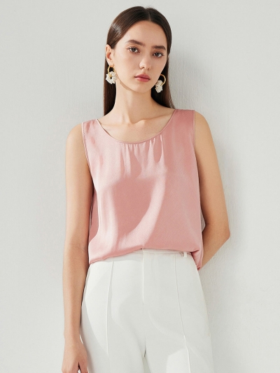 Women's Silky Sleeveless Smooth Fit Tank Top