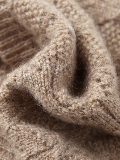 100% Cashmere Luxurious Knit Beanie