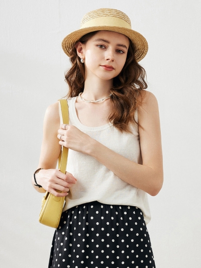 Women's Linen Versatile Basic Tank Top