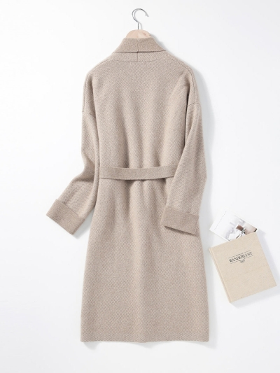 100% Cashmere Women's Long Coat