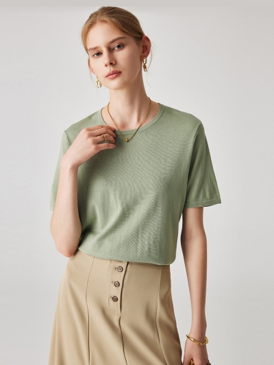 Women's Soft Knit Short Sleeve T-Shirt